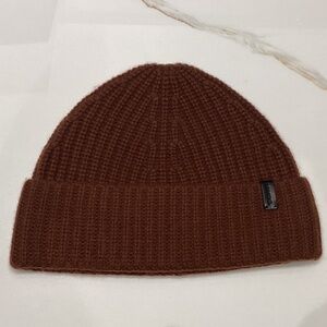 VINCE Men’s Cashmere Shaker-Stitch Beanie, Reddish Brown